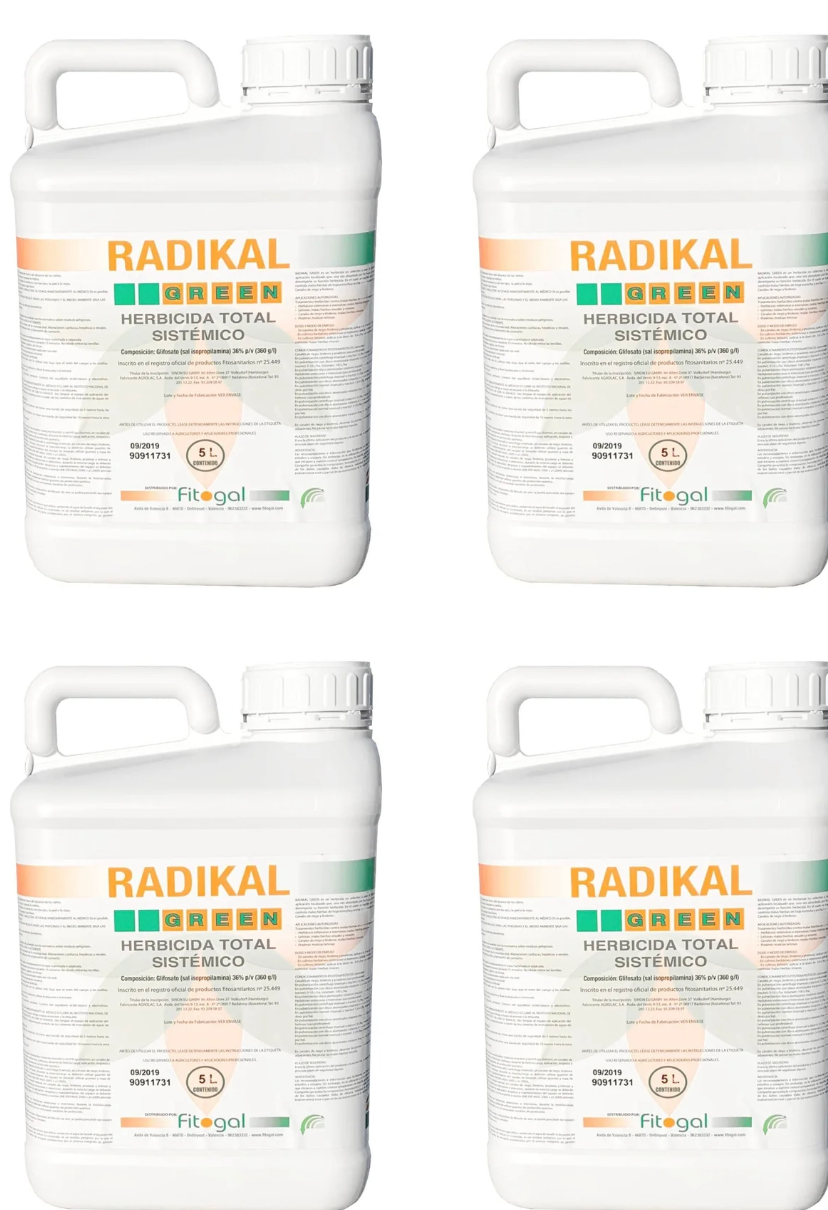 Désherbant Radikal Herbicide 4X5L Glyphosate